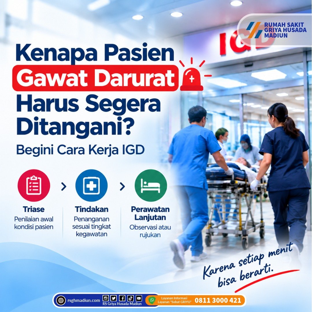 Kenapa Pasien Gawat Darurat Harus Segera Ditangani? Begini Cara Kerja IGD